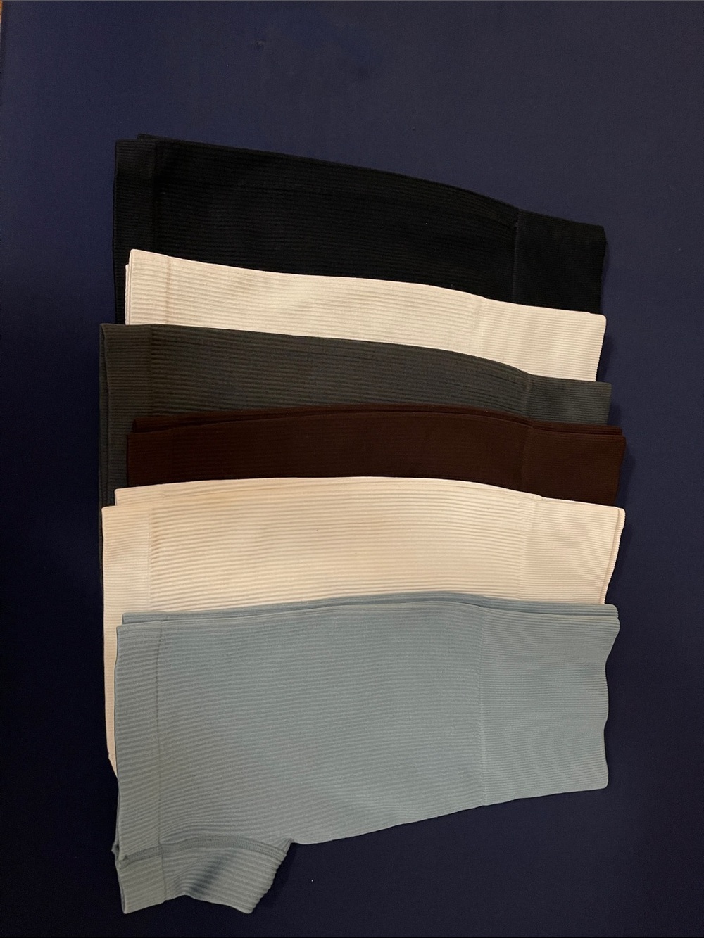 6 pairs of spandex shorts,- Multi Color Set